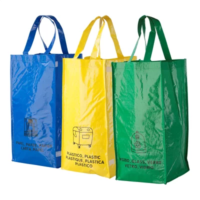 Sortex tašky pro recyklaci odpadů